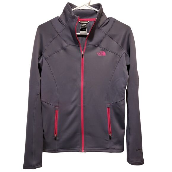 The North Face Jacket Womens Small Pink Polyester  Full Zip Windwall - Picture 1 of 8